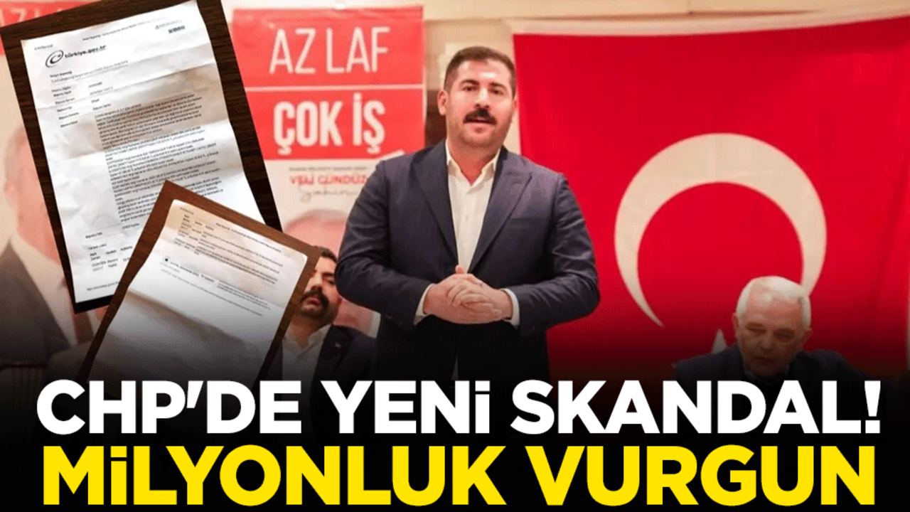 CHP'de naylon fatura skandalı! Milyonluk vurgun yapıldı