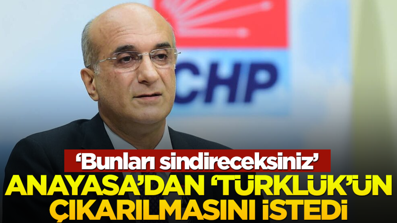 CHP'den olay "Türklük" çıkışı! "Anayasa'dan çıkarın"