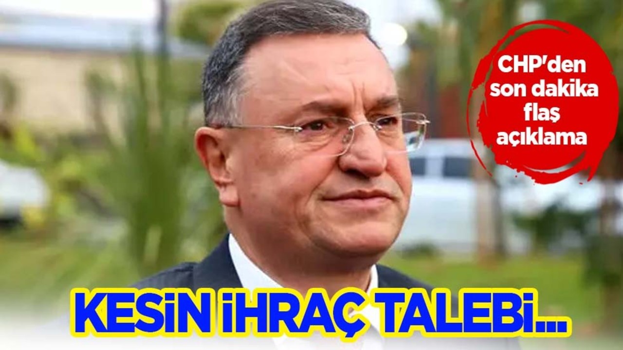 CHP'den son dakika Lütfü Savaş kesin ihraç talebi ile disipline sevk edildi