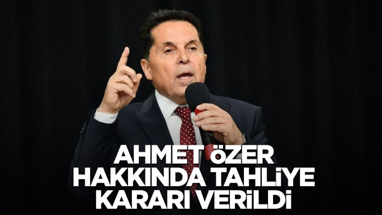 CHP'li Ahmet Özer'e tahliye kararı