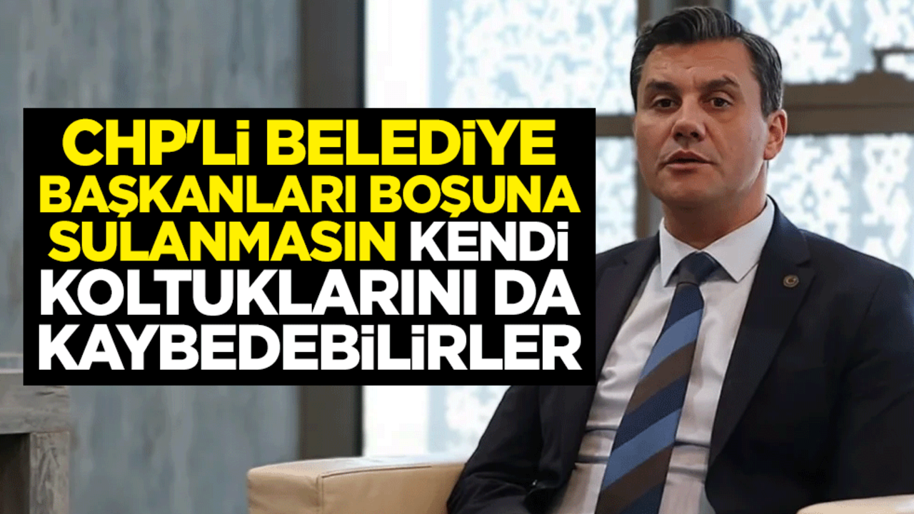 CHP'li belediye başkanları boşuna sulanmasın, kendi koltuklarını da kaybedebilirler.. Ferdi Zeyrek'in yerine sadece bir meclis üyesi seçilebilir!
