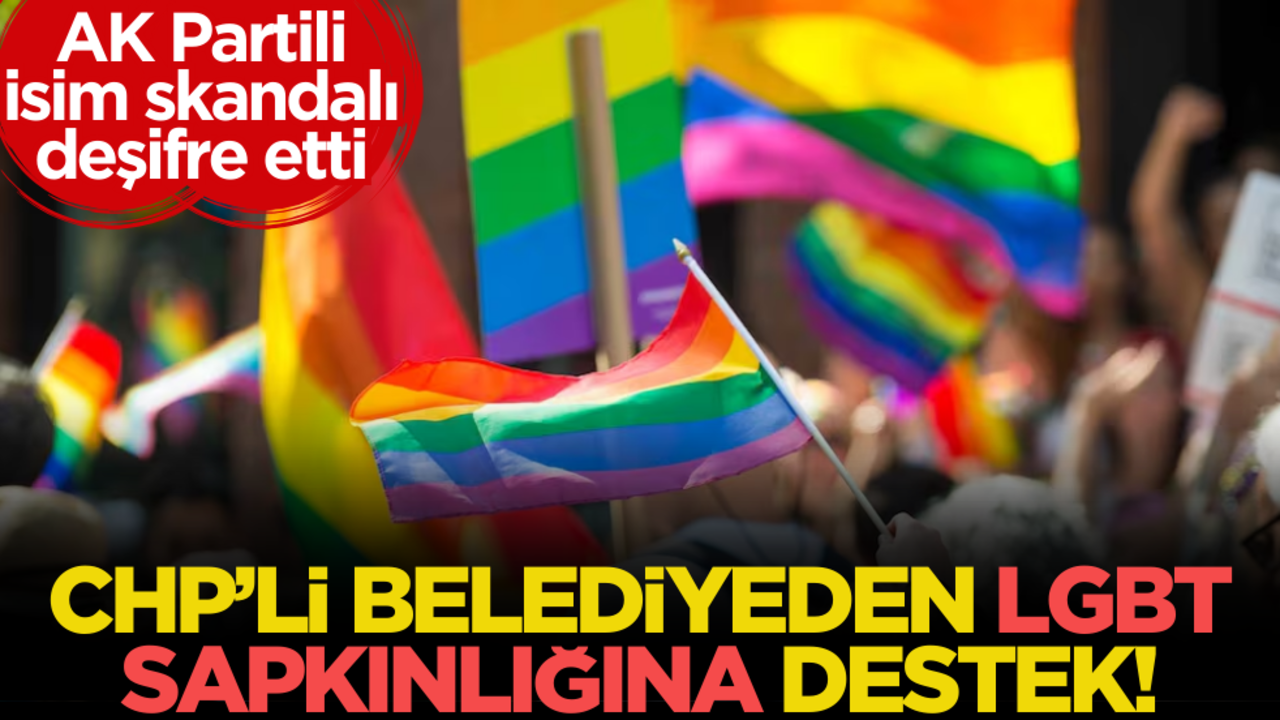 CHP’li belediyeden LGBT sapkınlığına destek!
