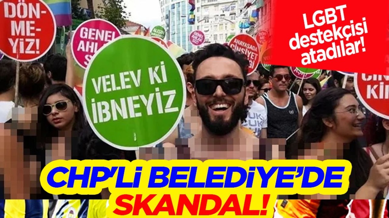 CHP'li Beyoğlu Belediyesi'nde skandal atama! Onu yaptılar: Çocukları LGBT destekçisi isme emanet! LGBT skandalı