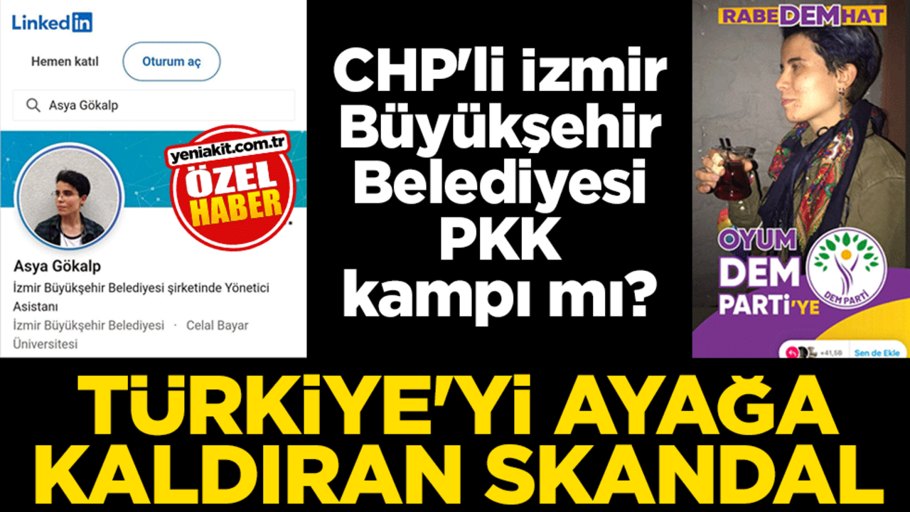 CHP'li İzmir Büyükşehir Belediyesi PKK kampı mı? Türkiye'yi ayağa kaldıran skandal
