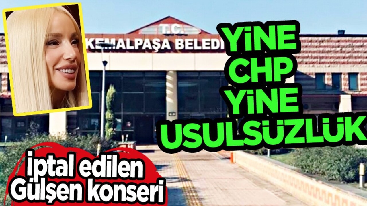 CHP'li Kemalpaşa Belediyesi'ne 'Gülşen konseri' operasyonu: 5 gözaltı! Yeni gelişme