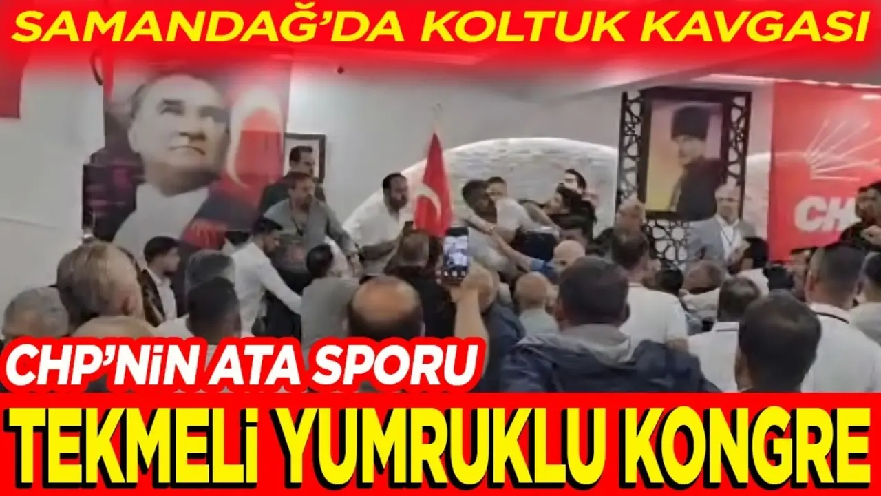 CHP’nin ata sporu. Tekmeli yumruklu kongre!
