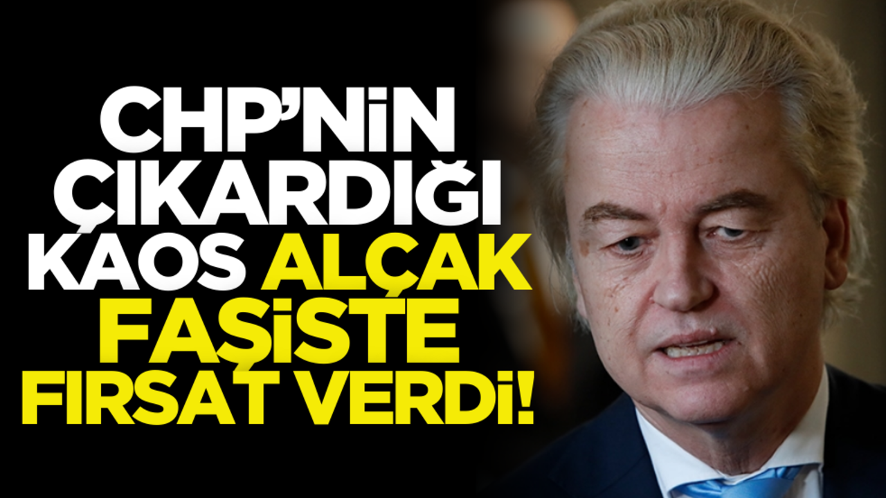 CHP’nin çıkardığı kaos alçak faşiste fırsat verdi