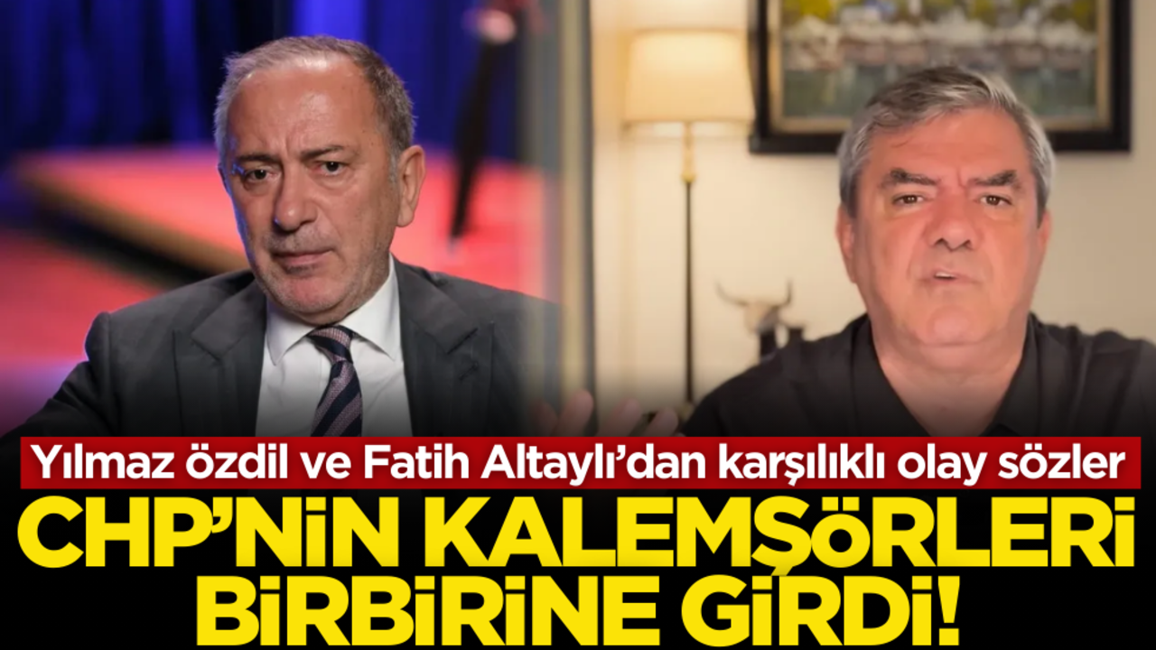 CHP’nin kalemşörleri birbirine girdi! Karşılıklı olay sözler