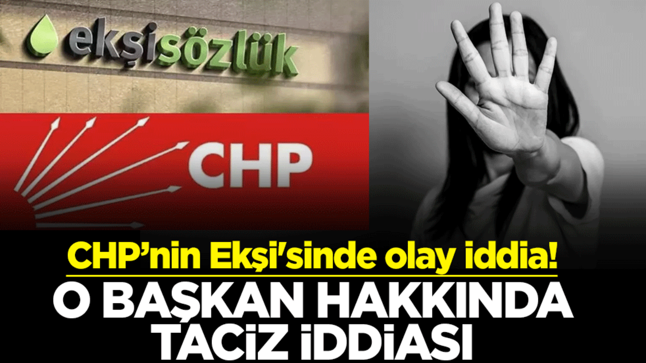 CHP’nin terörle "DEM"lenmiş Başkanı "tacizci" çıktı! Okulda öğrencisini taciz etmiş