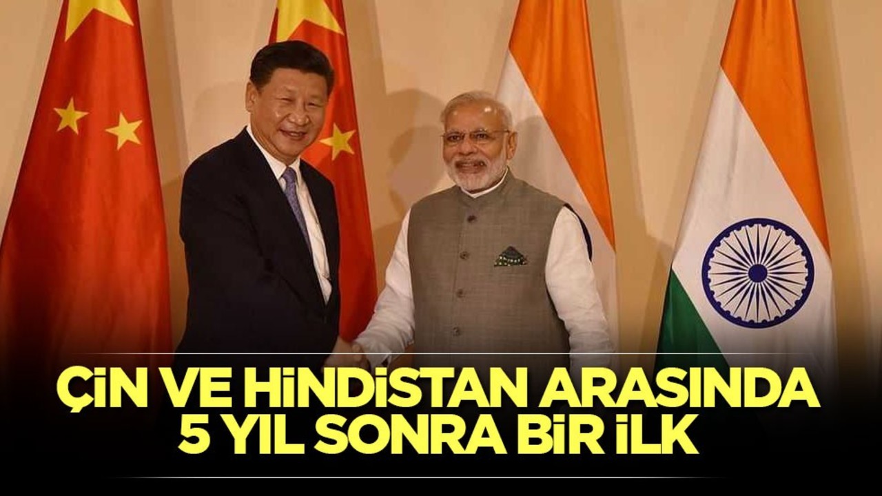 Çin ve Hindistan arasında 5 yıl sonra bir ilk