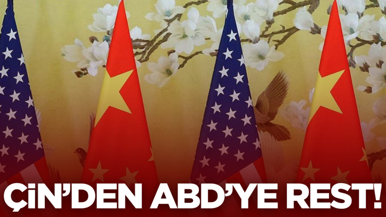 Çin’den ABD’ye rest! ‘Talihsizlik’