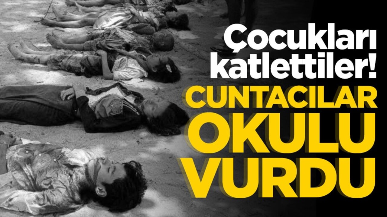 Çocukları katlettiler! Cuntacılar okulu vurdu