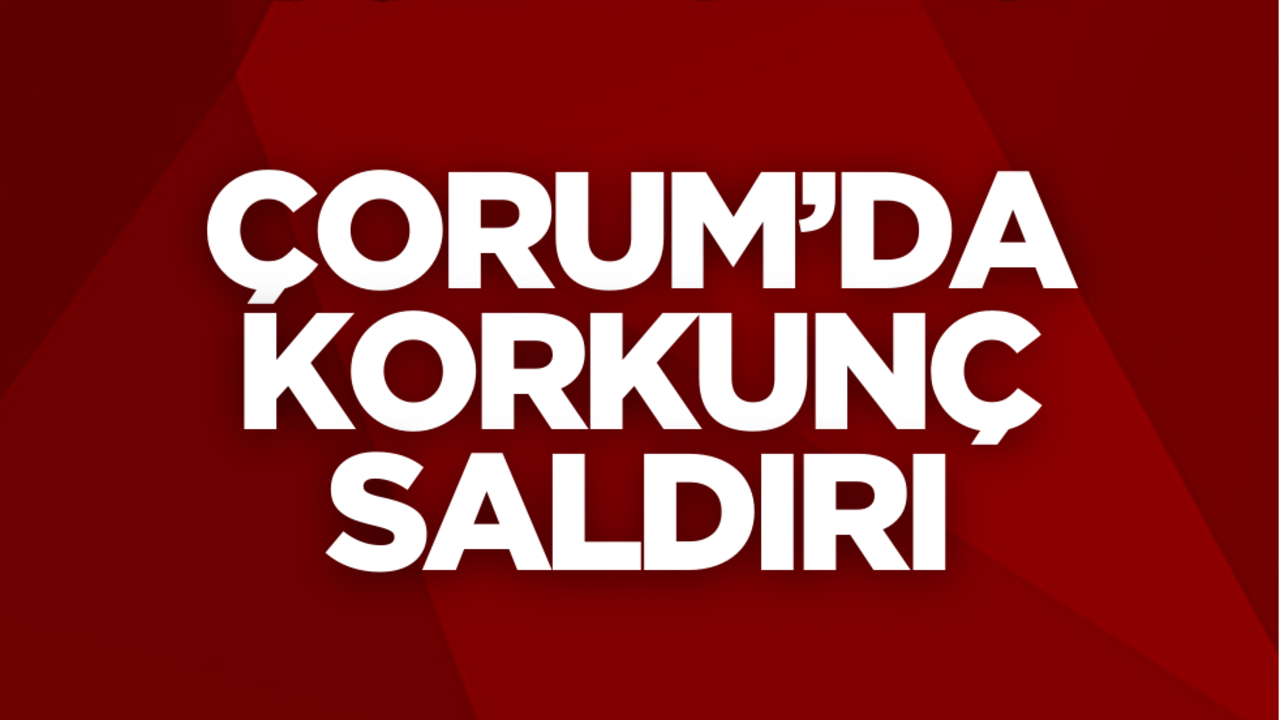 Çorum’da kahvehaneye silahlı saldırı!: Çok sayıda yaralı