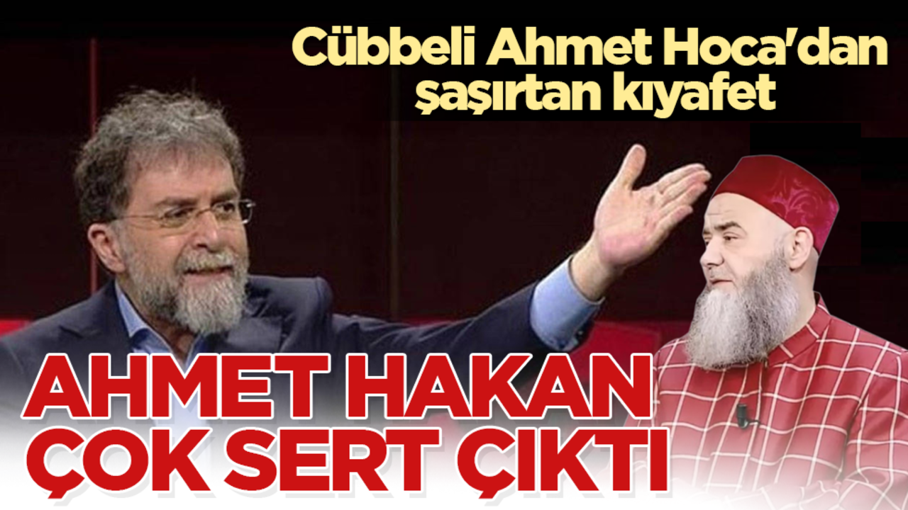 Cübbeli Ahmet Hoca'dan şaşırtan kıyafet! Ahmet Hakan çok sert çıktı