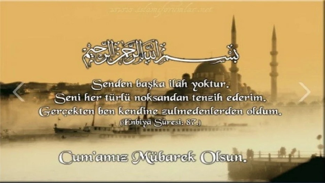 Cuma Mesajları | Resimli Hayırlı Cumalar Mesajı