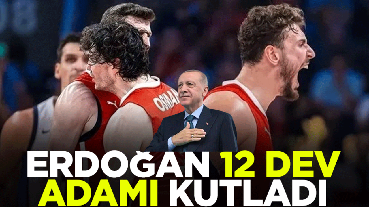 Cumhurbaşkanı Erdoğan 12 dev adamı kutladı