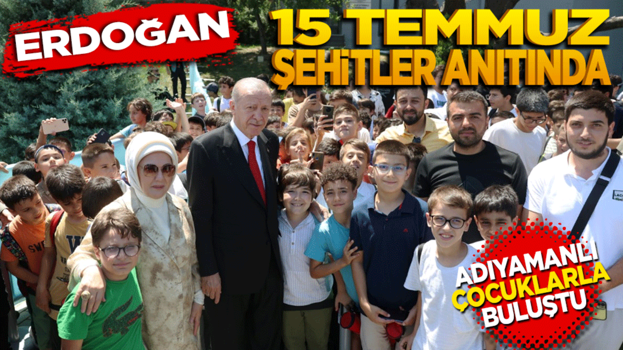 Cumhurbaşkanı Erdoğan, Adıyamanlı Çocuklarla Buluştu