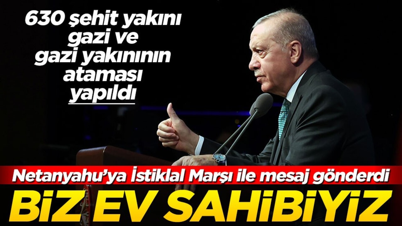 Cumhurbaşkanı Erdoğan: Biz burada ev sahibiyiz