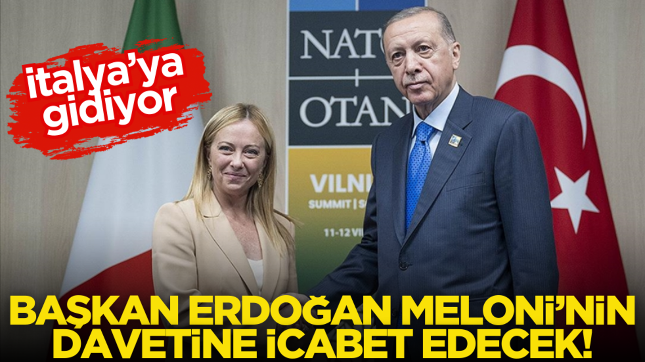 Cumhurbaşkanı Erdoğan İtalya’ya gidiyor