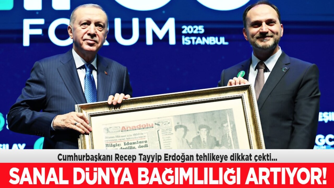 Cumhurbaşkanı Erdoğan: Sanal dünya bağımlılığı artıyor... Hayati bir önem taşıyor