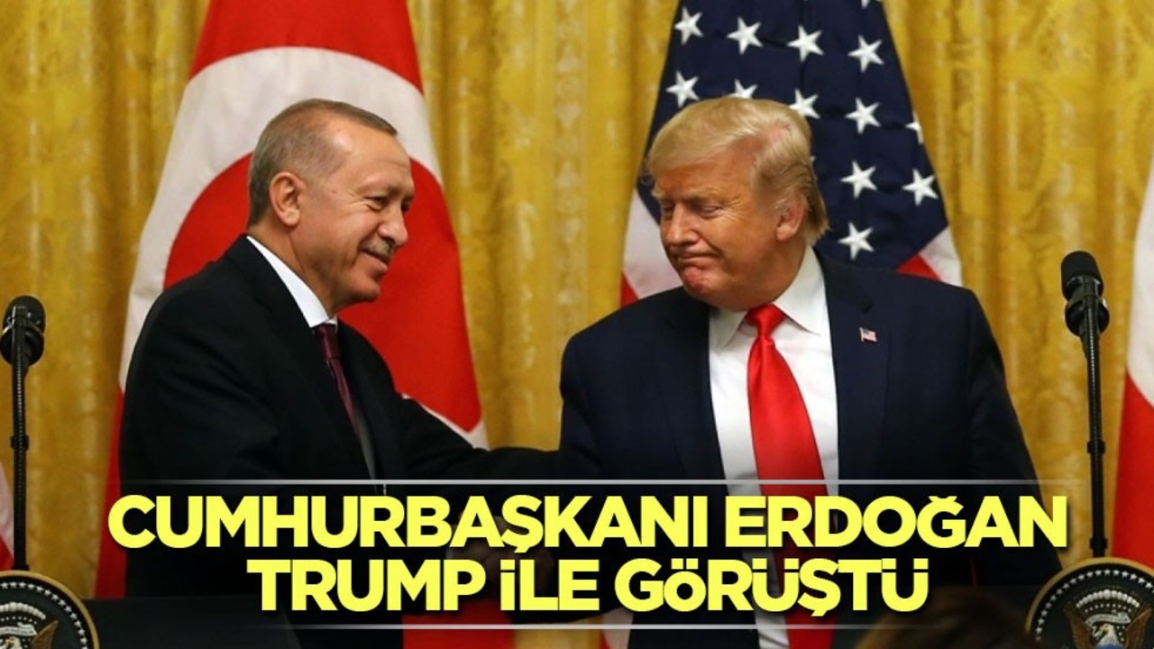 Cumhurbaşkanı Erdoğan, Trump ile görüştü