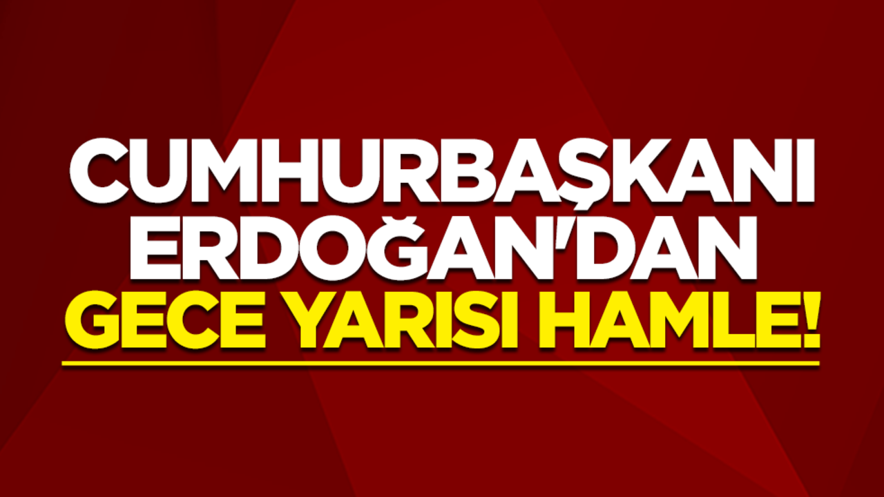 Cumhurbaşkanı Erdoğan'dan gece yarısı hamle! Cumhurbaşkanlığı İdari İşler Başkanlığı kaldırıldı