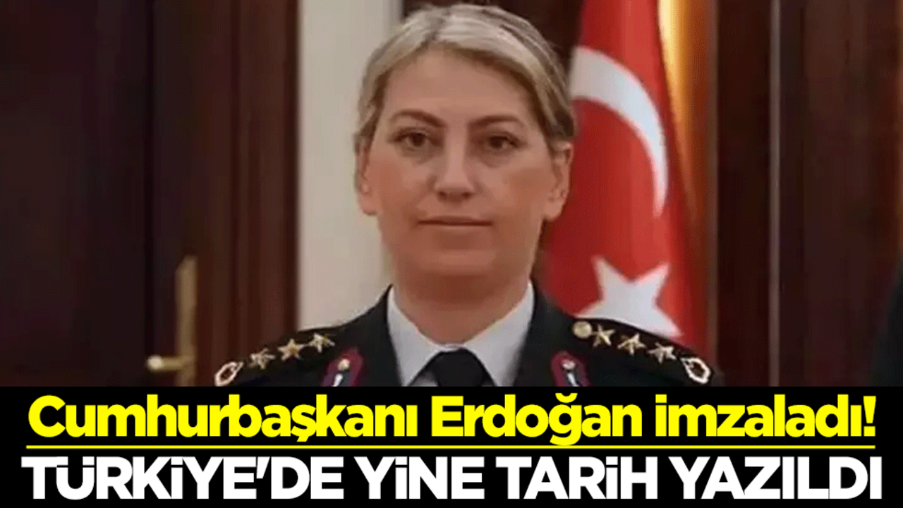 Cumhurbaşkanı Recep Tayyip Erdoğan imzaladı! Gülden Mat Şakir tuğgeneralliğe terfi etti