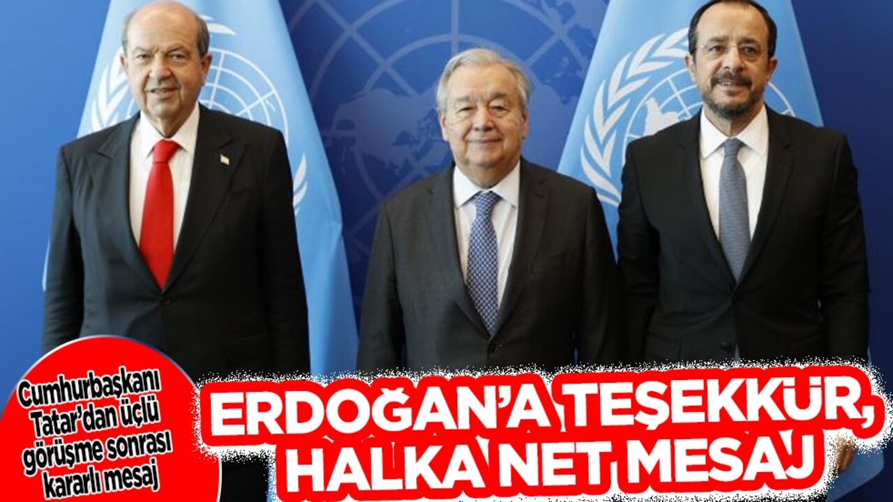 Cumhurbaşkanı Tatar’dan kararlı mesaj: Erdoğan’a teşekkür, halka net mesajı gündem oldu