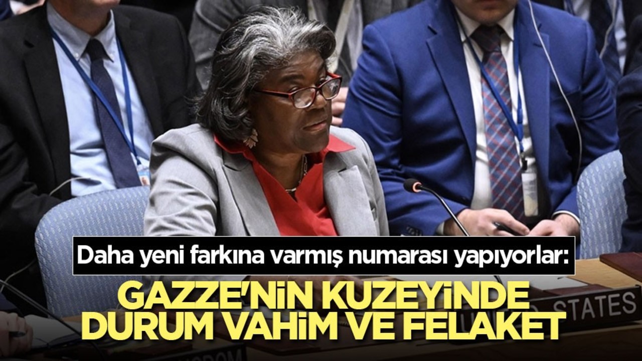 Daha yeni farkına varmış numarası yapıyorlar: Gazze'nin kuzeyinde durum vahim ve felaket