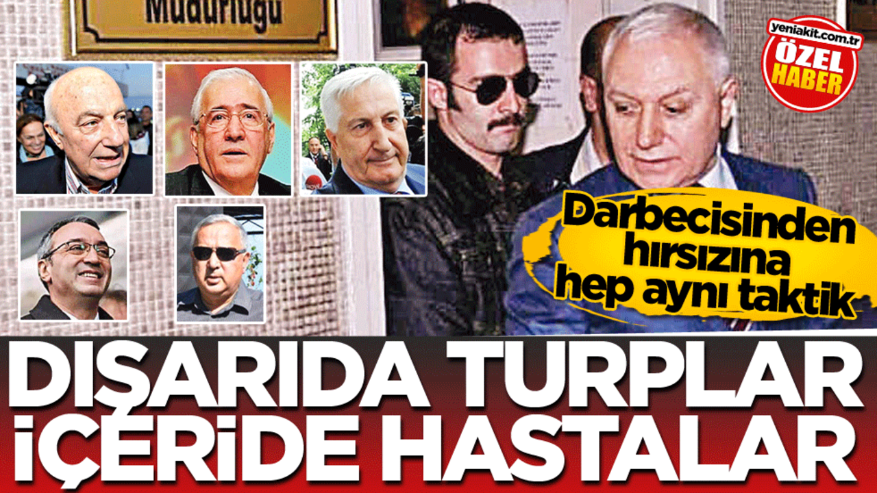 Darbecisinden hırsızına hep aynı taktik! Dışarıda turplar içeride hastalar