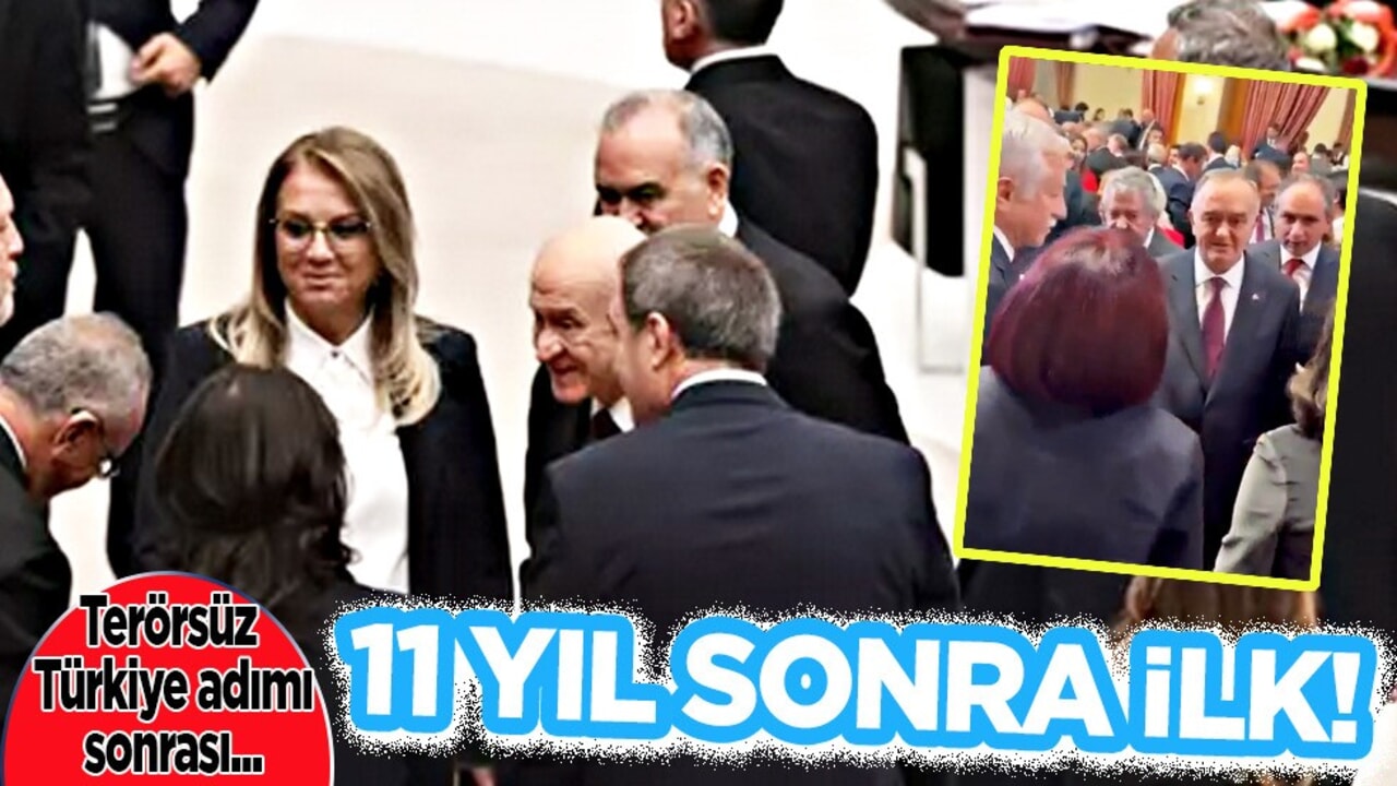 DEM Parti 23 Nisan resepsiyonunda: Katıldı, MHP ile tokalaştılar! Telefon hatları trafiği oldu