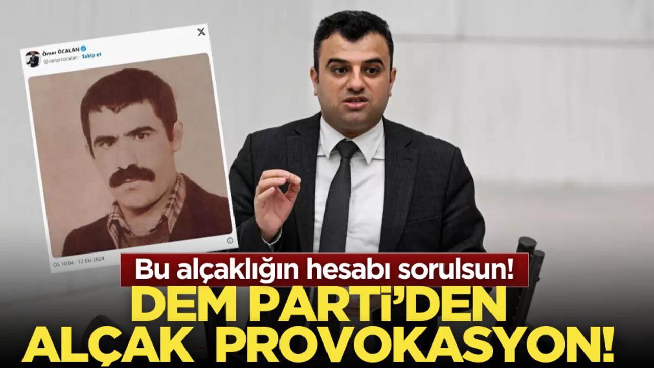 DEM Parti’den alçak provokasyon! Bebek katilini paylaştı