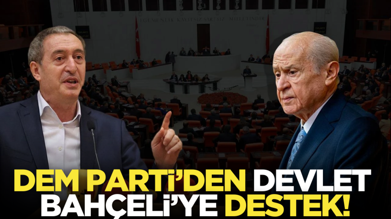 DEM Parti’den Devlet Bahçeli’ye destek!