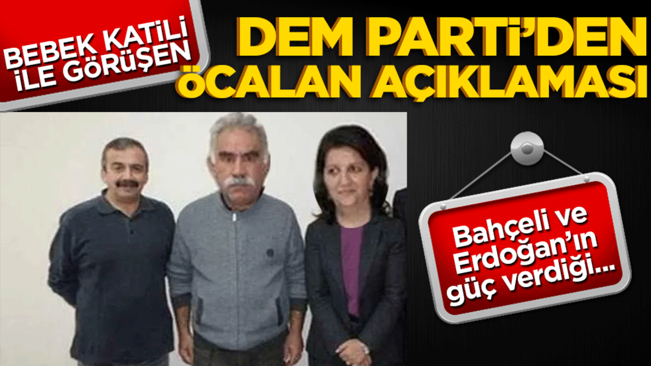 DEM Parti'den İmralı görüşmesi sonrası ilk açıklama