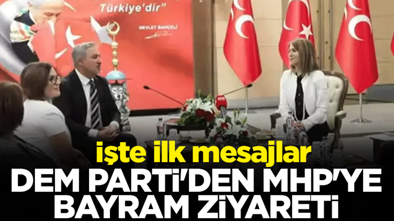 DEM Parti'den MHP'ye bayram ziyareti