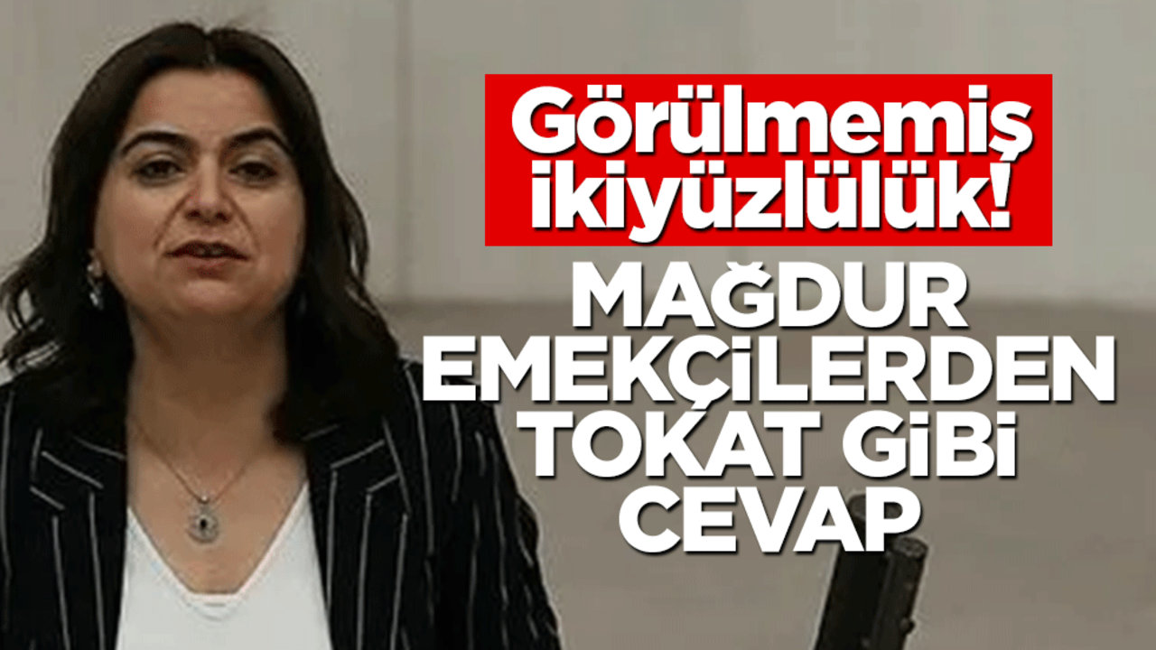DEM Parti’nin emekçi iki yüzlülüğüne, mağdur işçilerden tokat gibi cevap