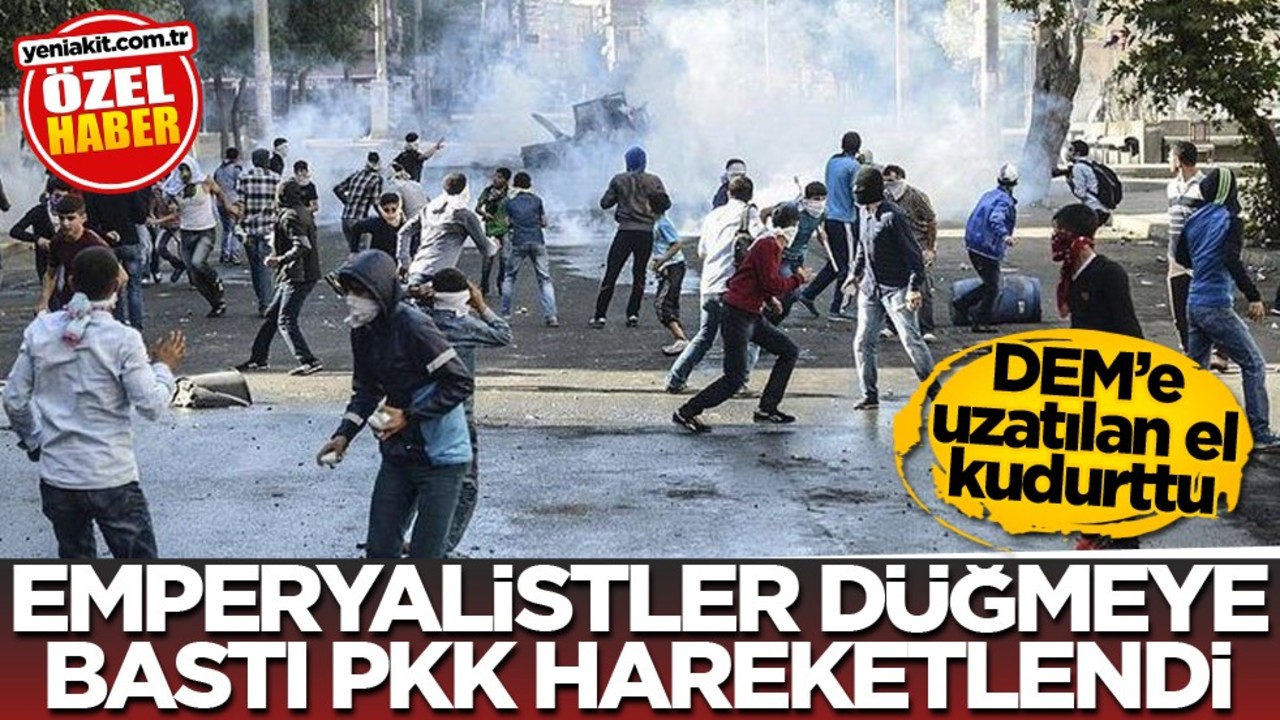 DEM’e uzatılan el kudurttu! Emperyalistler düğmeye bastı, PKK hareketlendi