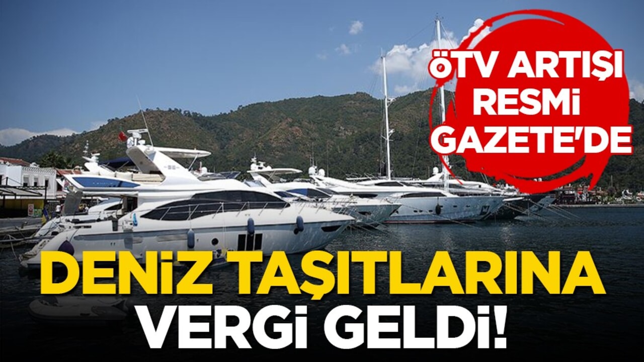 Deniz Taşıtlarında ÖTV, Silah Ruhsatlarında Harç Zammı!