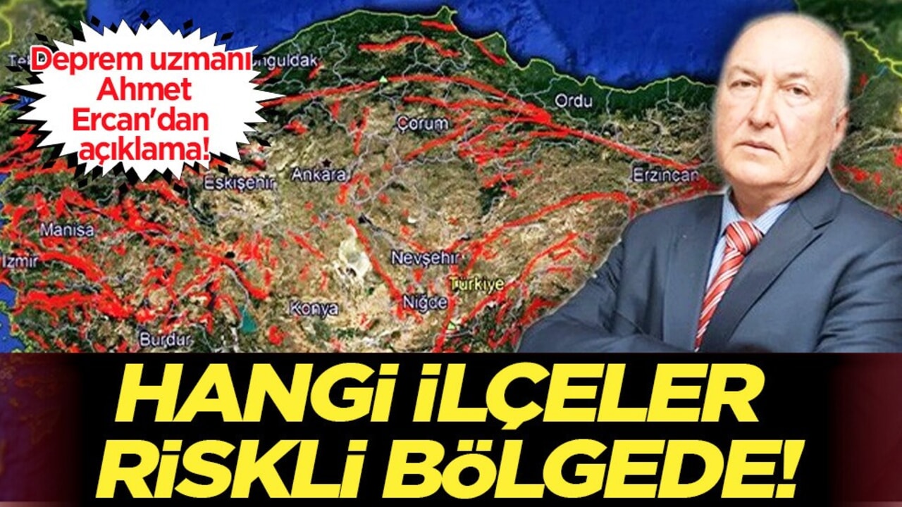 Deprem uzmanı Prof. Dr. Ahmet Ercan bu kez o ilimiz çok büyük bir tehdit altında diyor
