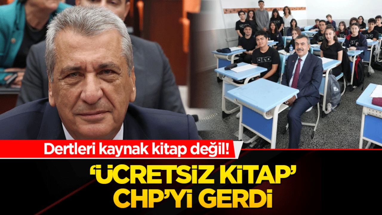 Dertleri kaynak kitap değil! ‘Ücretsiz kitap’ CHP’yi gerdi