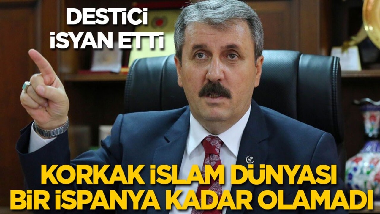 Destici isyan etti: Korkak İslam dünyası bir İspanya kadar olamadı