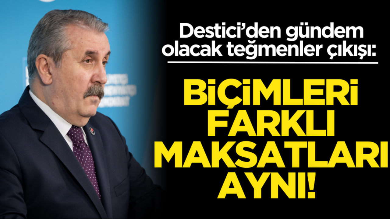 Destici’den gündem olacak teğmenler çıkışı: Biçimleri farklı, maksatları aynı!