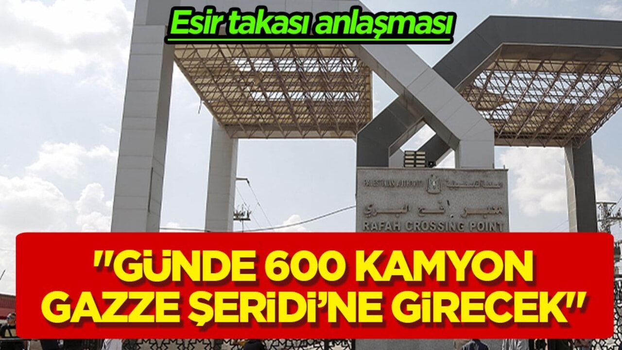 Arap ülkesinden olay açıklama! Mısır: 'Günde 600 kamyon Gazze Şeridi’ne girecek'! 