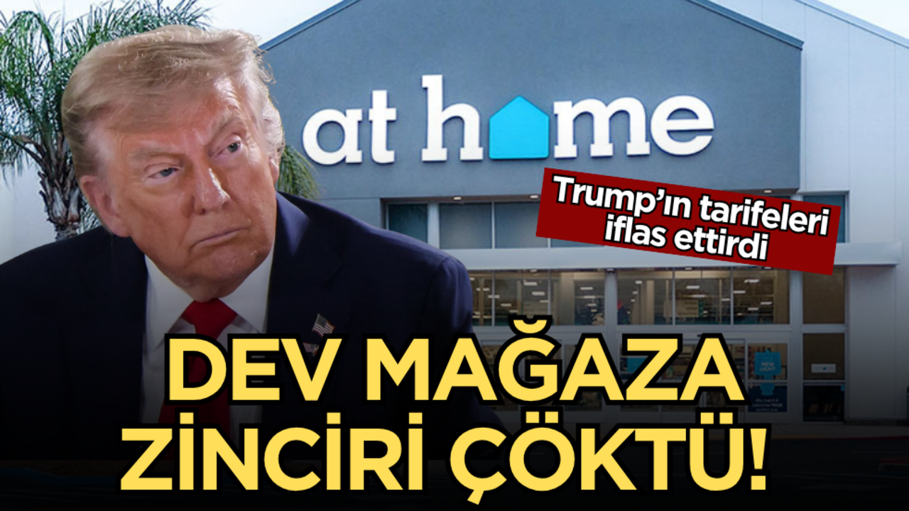 Dev mağaza zinciri çöktü! Trump’ın tarifeleri iflas ettirdi