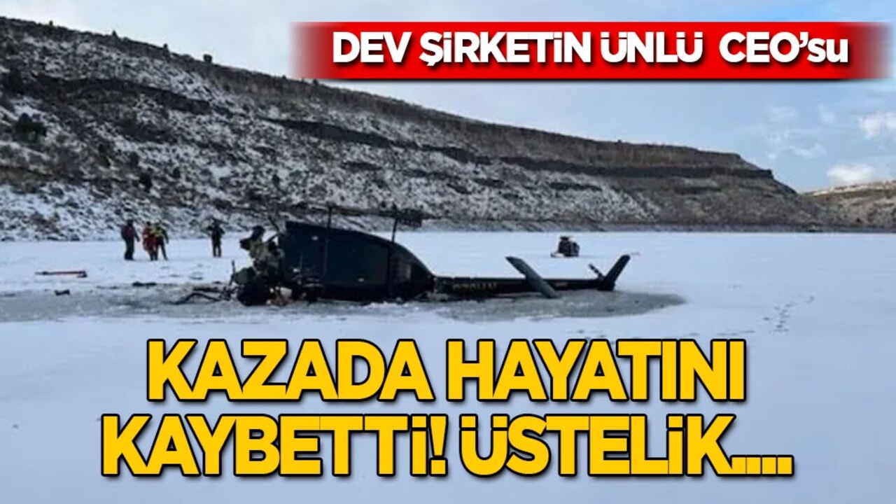 Dev teknoloji şirketinin CEO’su helikopter kazasında hayatını kaybetti Feci olay, o kaza