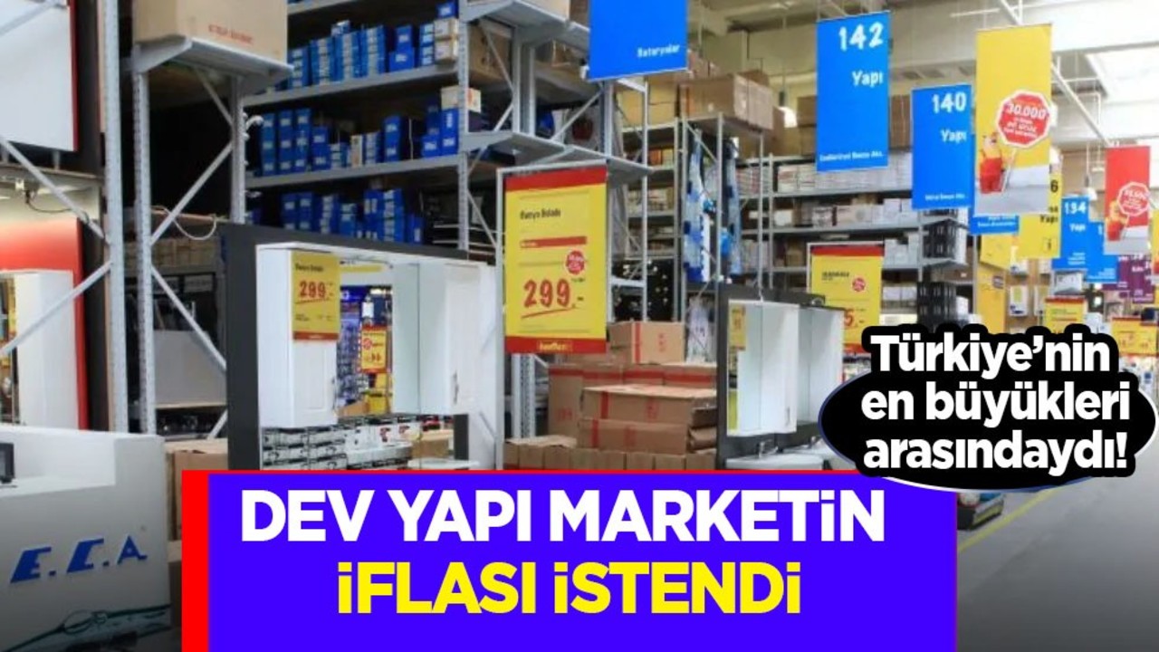 Dev Türk şirketi iflas etti: Dev yapı marketin iflası böyle istendi! Türkiye şokta, herkes severek satın alıyordu!