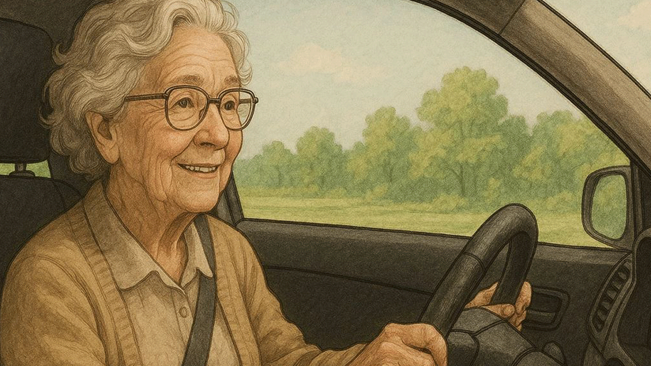 Direksiyona geçen 94 yaşındaki kadın 8 kişiyi ezdi!