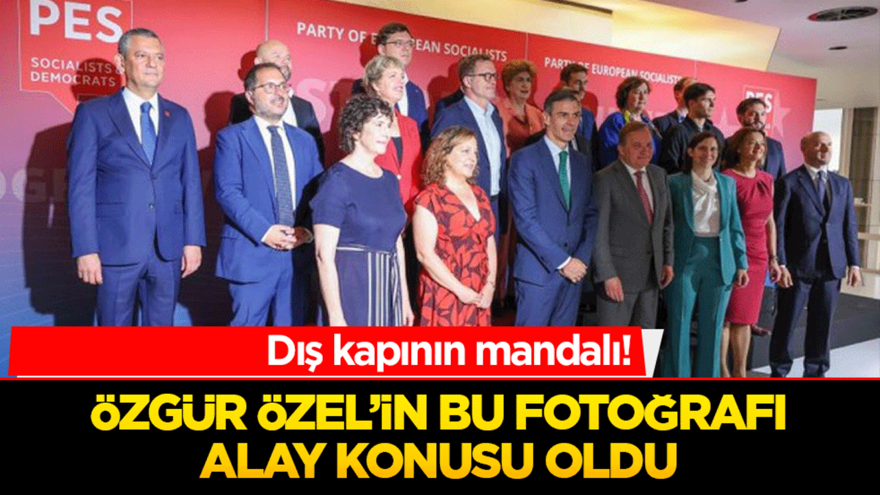 Dış kapının mandalı! Özgür Özel’in bu fotoğrafı alay konusu oldu