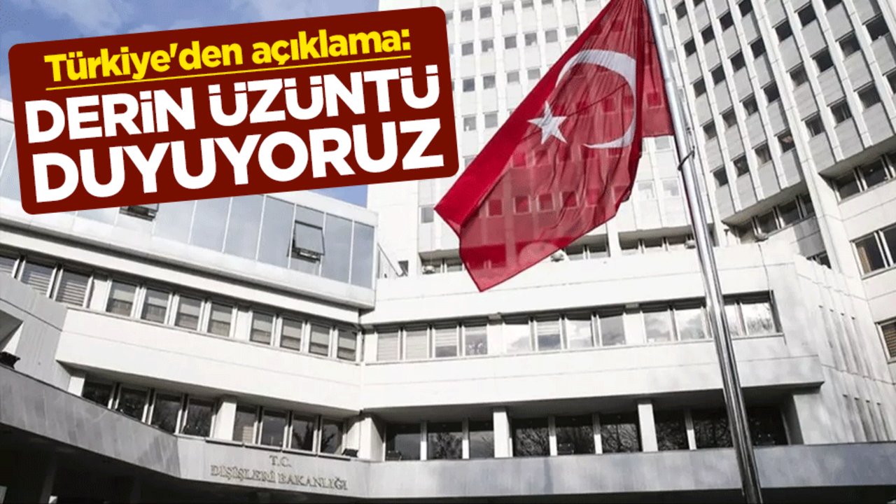 Dışişleri Bakanlığından Graz açıklaması: Derin üzüntü duyuyoruz