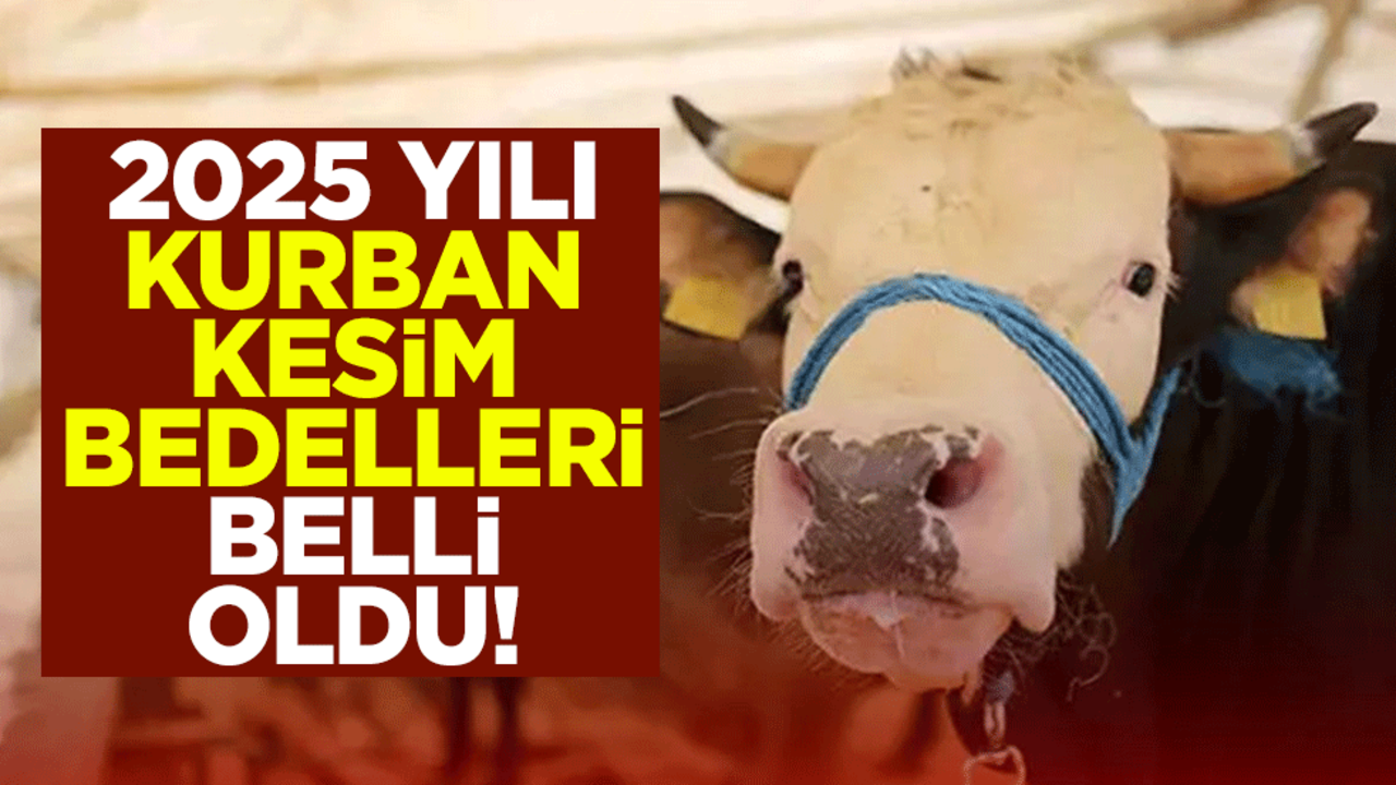 Diyanet İşleri Başkanı Ali Erbaş 2025 yılı Kurban kesim bedellerini açıkladı